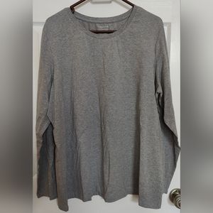 Lord & Taylor Gray Long Sleeve Shirt